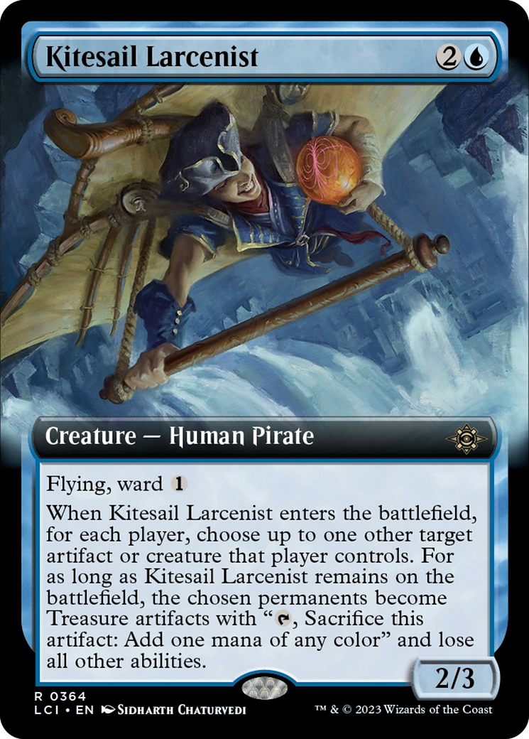 Kitesail Larcenist (Extended Art) [The Lost Caverns of Ixalan] | Spectrum Games