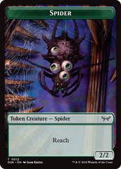 Toy // Spider Double-Sided Token [Duskmourn: House of Horror Tokens] | Spectrum Games