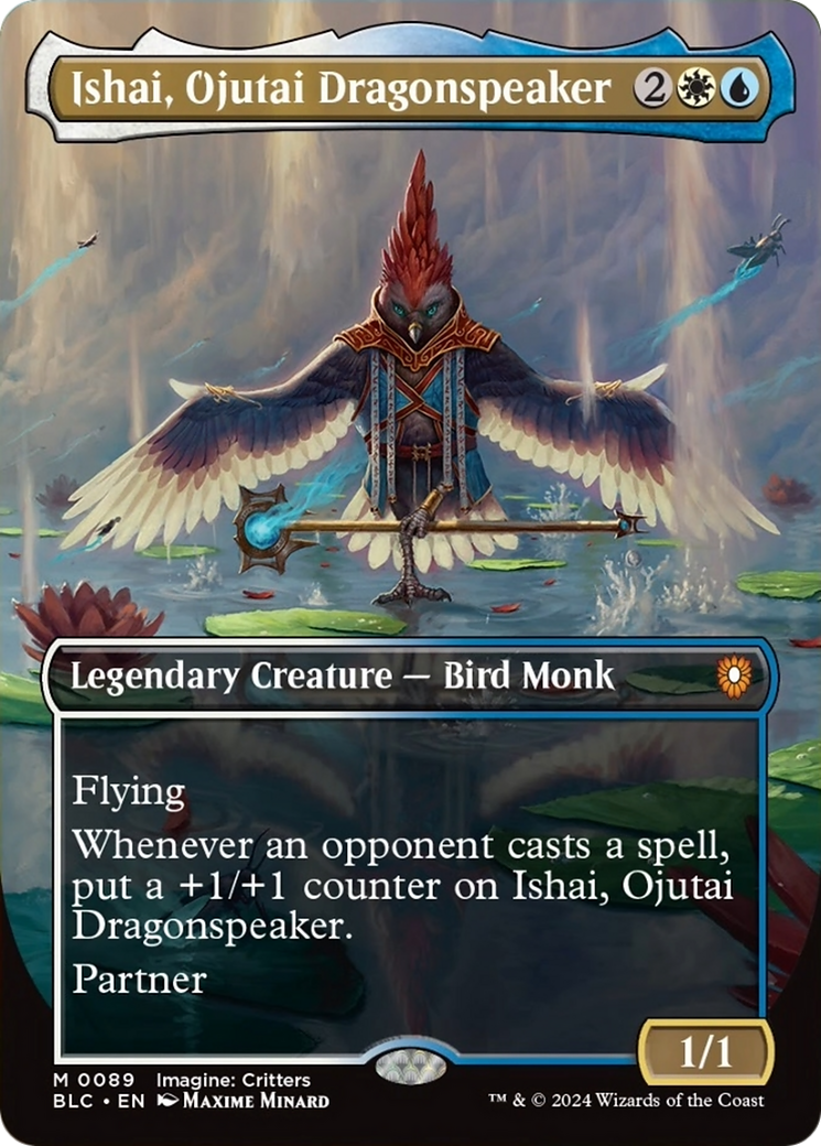 Ishai, Ojutai Dragonspeaker (Borderless) [Bloomburrow Commander] | Spectrum Games