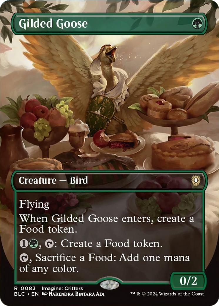 Gilded Goose (Borderless) [Bloomburrow Commander] | Spectrum Games