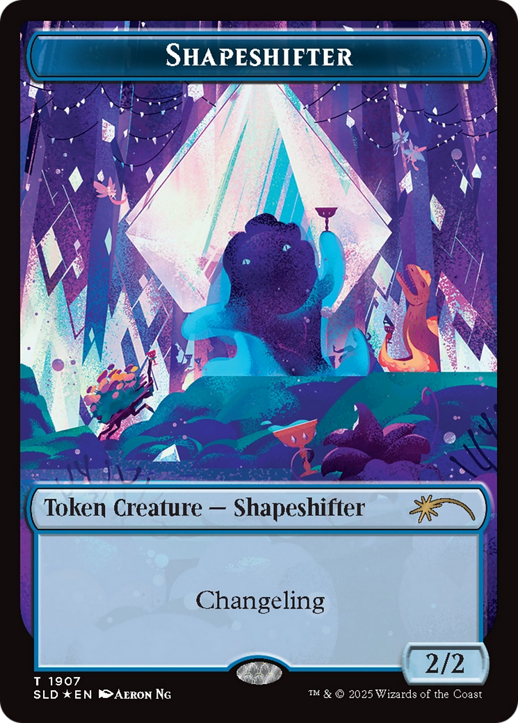 Shapeshifter Token (1907) (Double Rainbow Foil) [Secret Lair Drop Series] | Spectrum Games