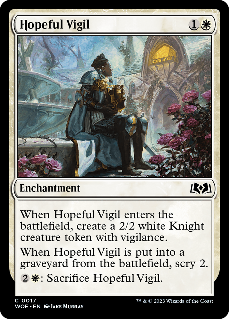 Hopeful Vigil [Wilds of Eldraine] | Spectrum Games