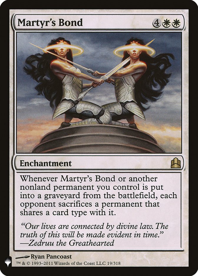 Martyr's Bond [The List] | Spectrum Games
