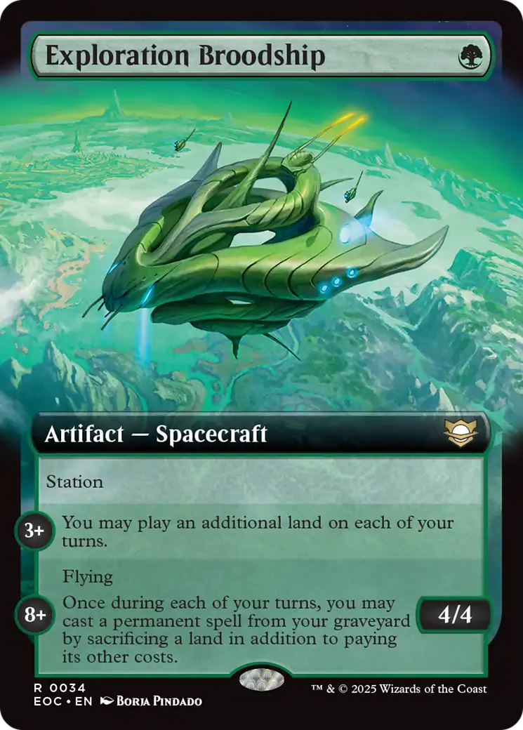 Exploration Broodship (Extended Art) [Edge of Eternities Commander] | Spectrum Games
