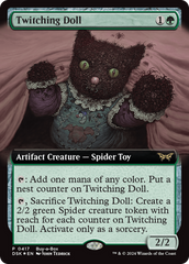 Twitching Doll (Extended Art) (Buy-a-box) [Duskmourn: House of Horror Promos] | Spectrum Games