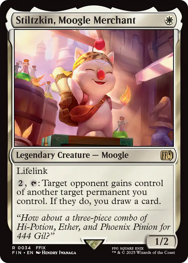 Stiltzkin, Moogle Merchant [FINAL FANTASY] | Spectrum Games