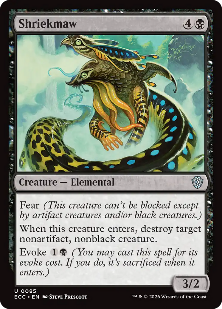 Shriekmaw [Lorwyn Eclipsed Commander] | Spectrum Games