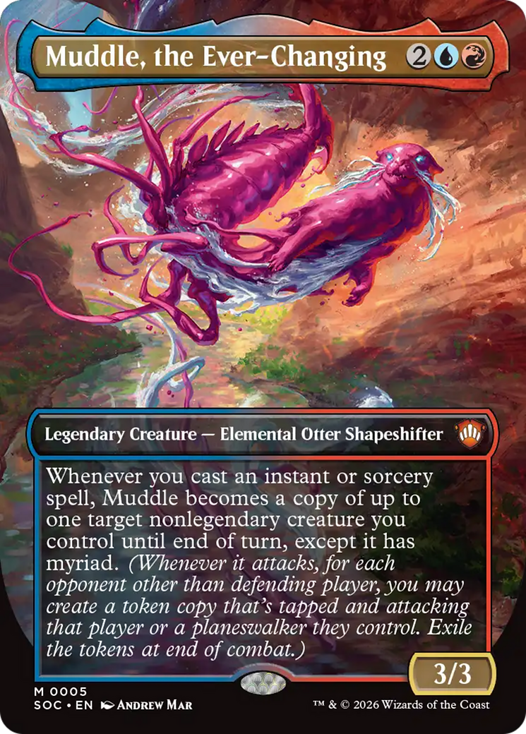 Muddle, the Ever-Changing (Borderless) [Secrets of Strixhaven Commander] | Spectrum Games