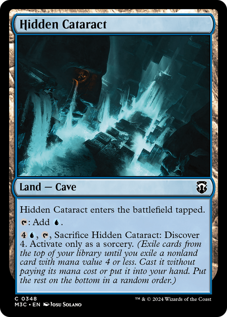 Hidden Cataract (Ripple Foil) [Modern Horizons 3 Commander] | Spectrum Games