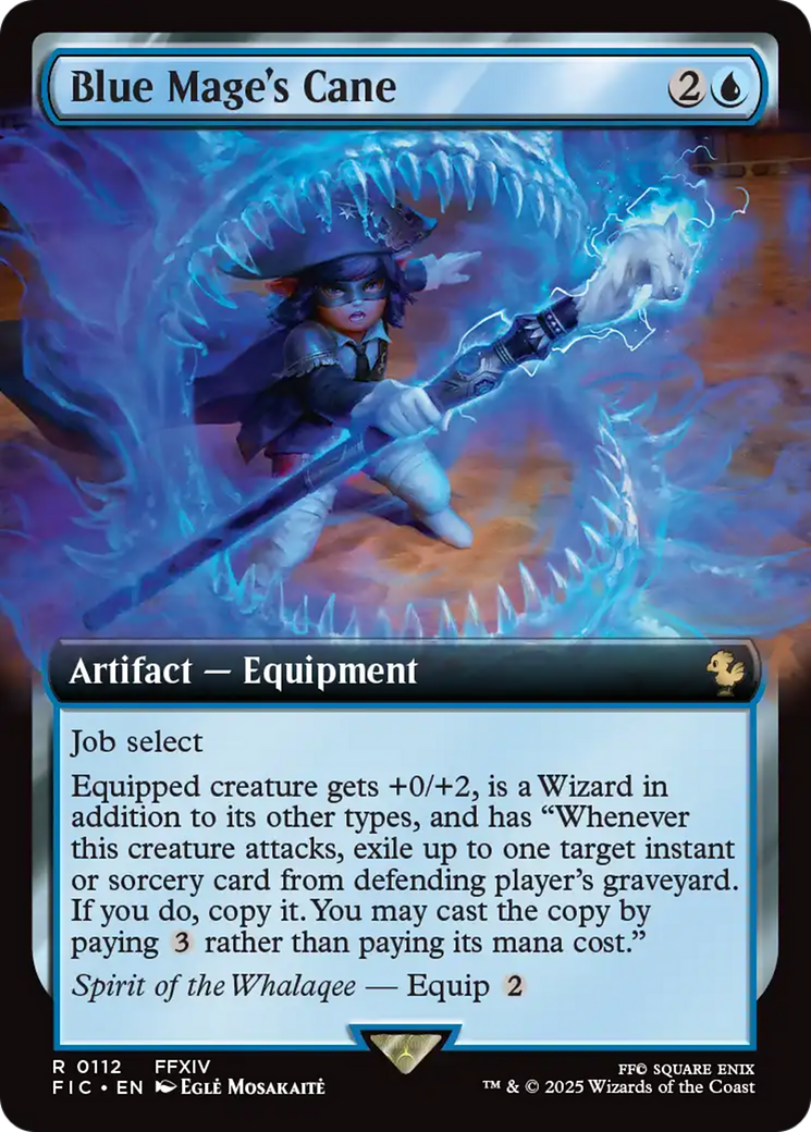 Blue Mage's Cane (Extended Art) [FINAL FANTASY Commander] | Spectrum Games