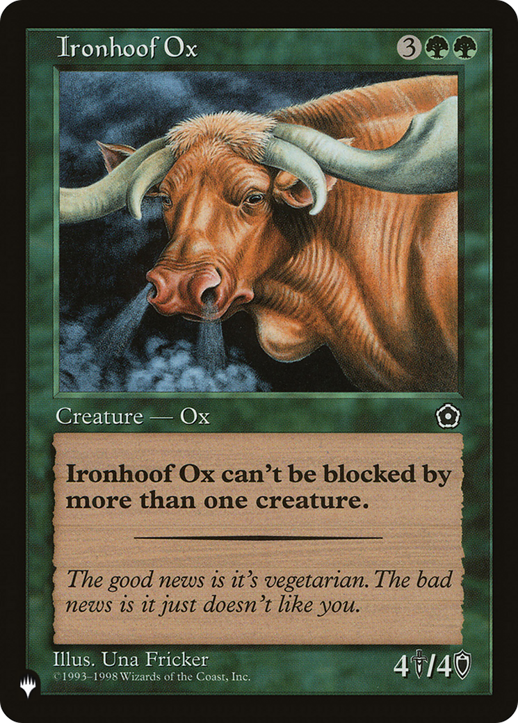 Ironhoof Ox [The List Reprints] | Spectrum Games