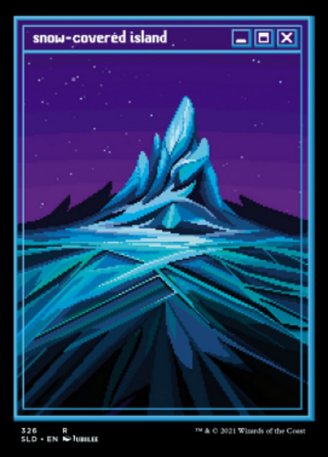 Snow-Covered Island (Foil Etched) [Secret Lair Drop Series] | Spectrum Games