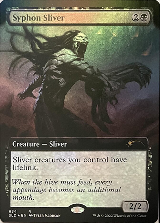 Syphon Sliver (Extended Art) [Secret Lair Drop Promos] | Spectrum Games