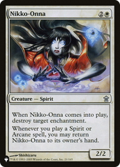 Nikko-Onna [The List Reprints] | Spectrum Games