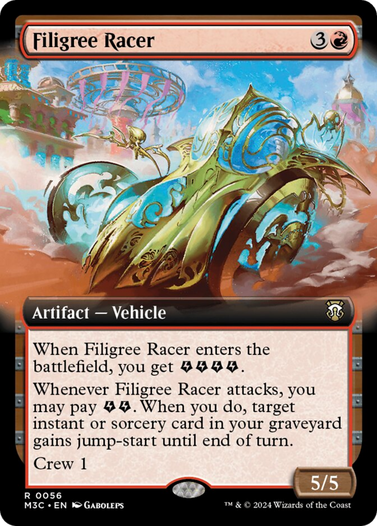 Filigree Racer (Extended Art) [Modern Horizons 3 Commander] | Spectrum Games