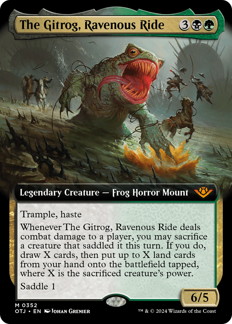 The Gitrog, Ravenous Ride (Extended Art) [Outlaws of Thunder Junction] | Spectrum Games