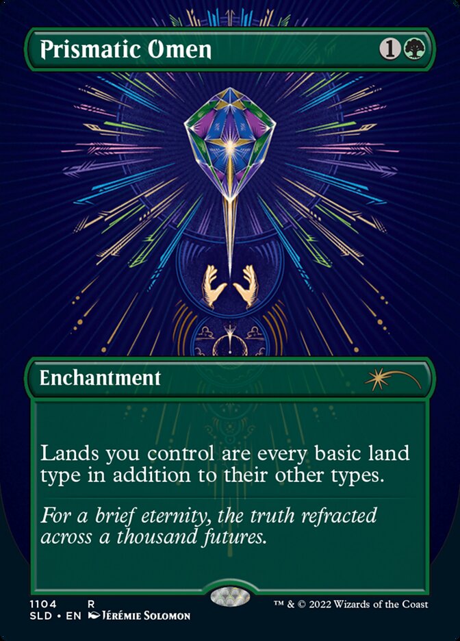 Prismatic Omen (Borderless) [Secret Lair Drop Series] | Spectrum Games