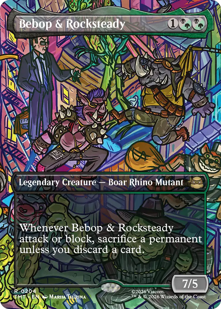 Bebop & Rocksteady (Borderless) [Teenage Mutant Ninja Turtles] | Spectrum Games
