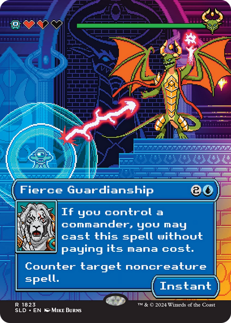Fierce Guardianship (Rainbow Foil) [Secret Lair Drop Series] | Spectrum Games