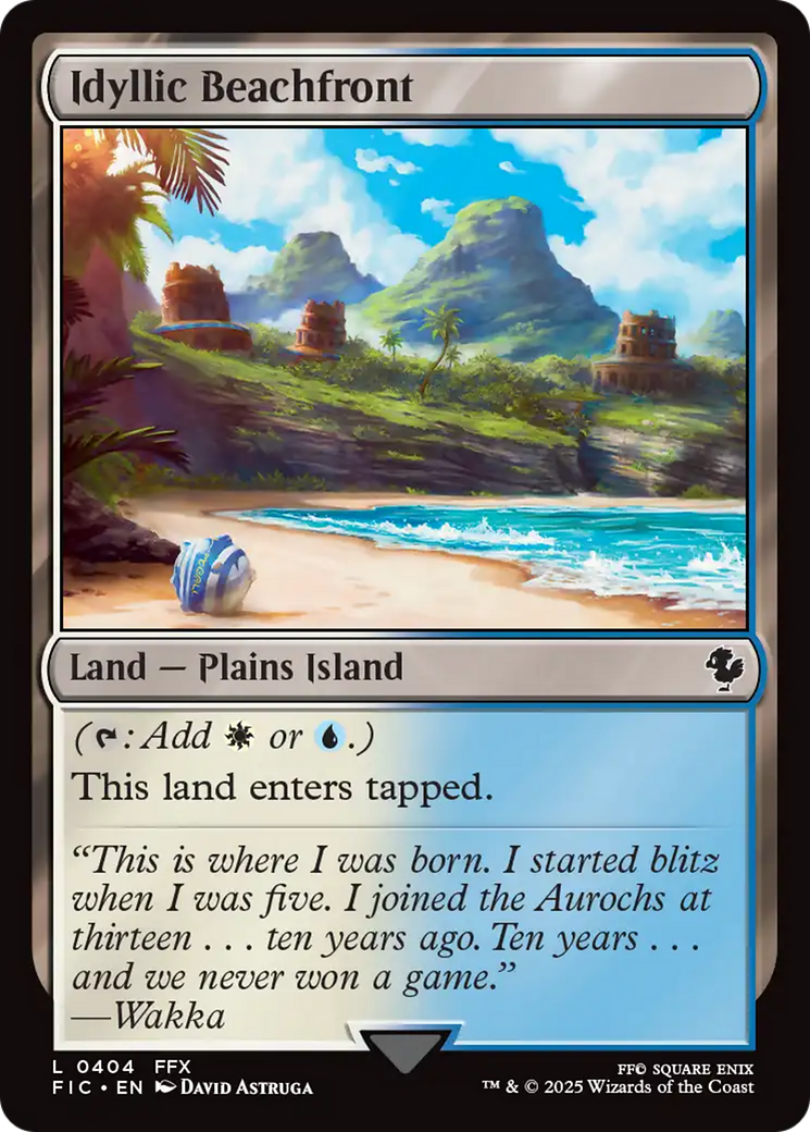 Idyllic Beachfront [FINAL FANTASY Commander] | Spectrum Games