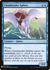 Cloudreader Sphinx [Mystery Booster] | Spectrum Games