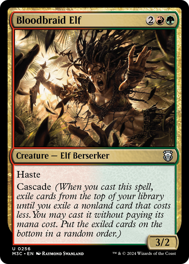 Bloodbraid Elf [Modern Horizons 3 Commander] | Spectrum Games