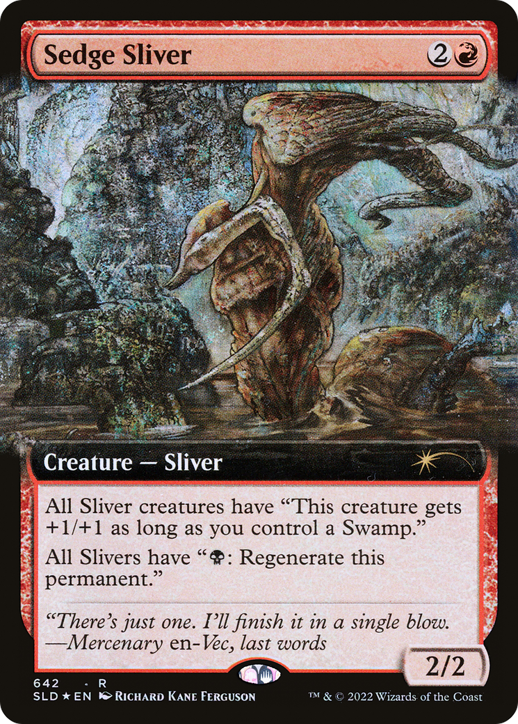 Sedge Sliver (Extended Art) [Secret Lair Drop Promos] | Spectrum Games