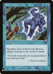 Seal of Removal [The List Reprints] | Spectrum Games