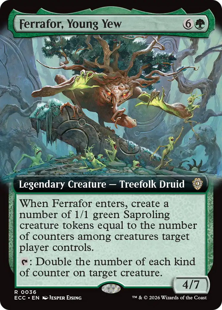 Ferrafor, Young Yew (Extended Art) [Lorwyn Eclipsed Commander] | Spectrum Games