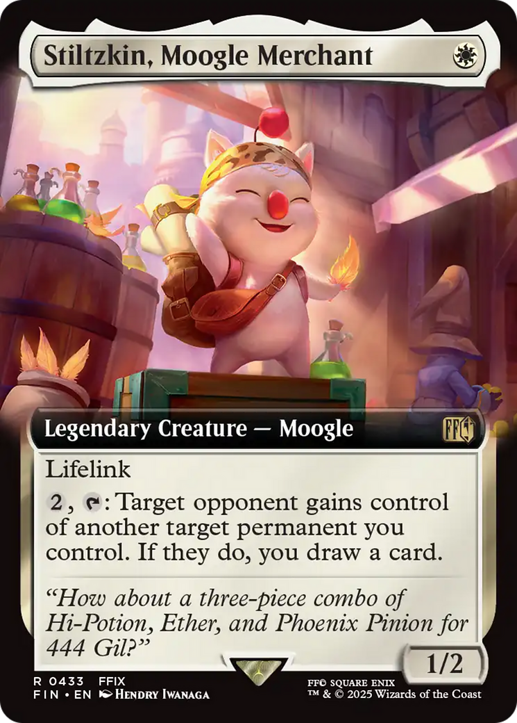 Stiltzkin, Moogle Merchant (Extended Art) [FINAL FANTASY] | Spectrum Games