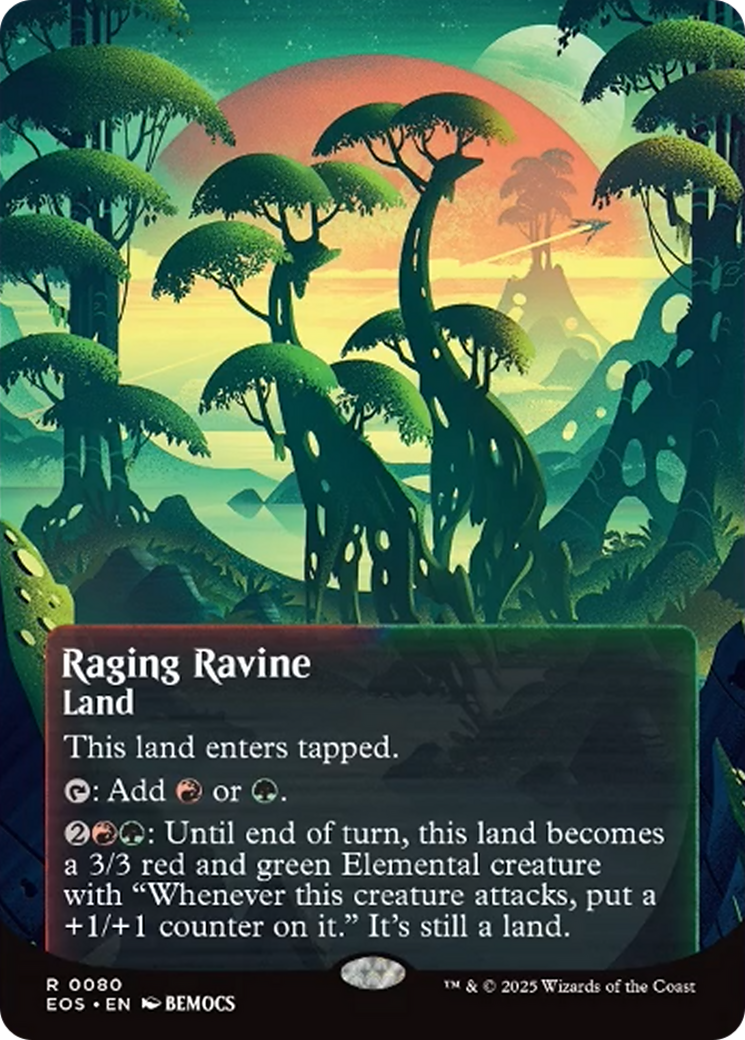 Raging Ravine (0080) (Borderless) [Edge of Eternities: Stellar Sights] | Spectrum Games