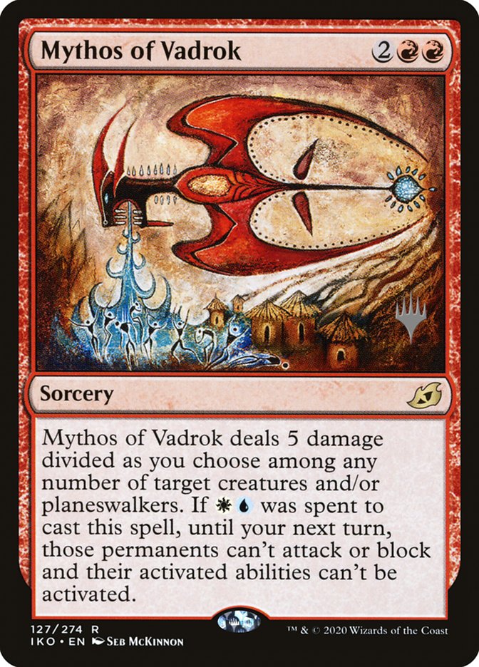 Mythos of Vadrok (Promo Pack) [Ikoria: Lair of Behemoths Promos] | Spectrum Games