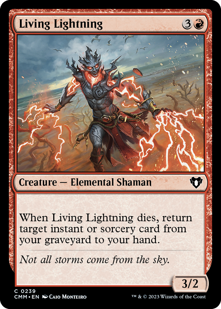 Living Lightning [Commander Masters] | Spectrum Games