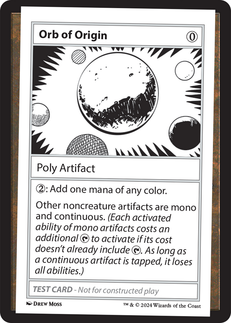 Orb of Origin [Mystery Booster 2 Playtest Cards] | Spectrum Games