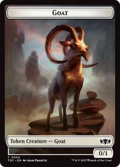 Plant // Goat Double-Sided Token [Tarkir: Dragonstorm Commander Tokens] | Spectrum Games
