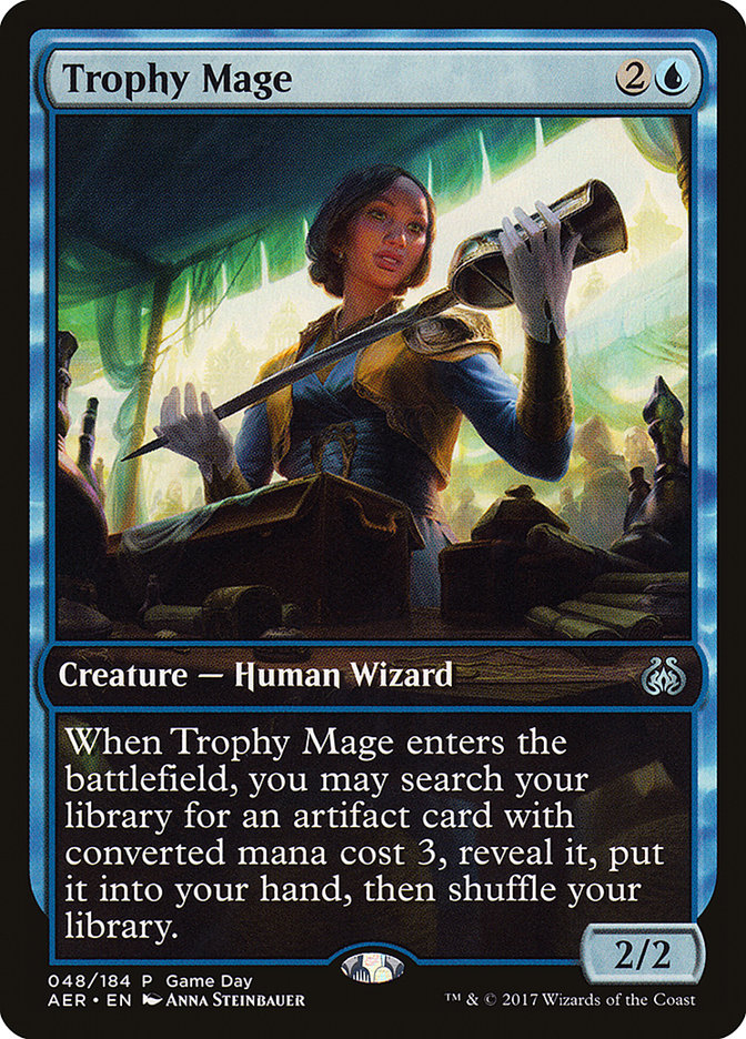 Trophy Mage (Game Day) [Aether Revolt Promos] | Spectrum Games