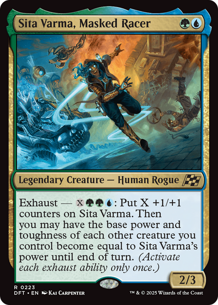 Sita Varma, Masked Racer [Aetherdrift] | Spectrum Games