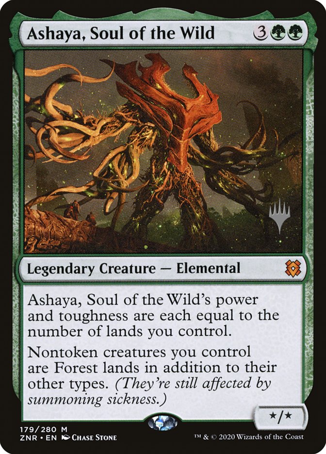 Ashaya, Soul of the Wild (Promo Pack) [Zendikar Rising Promos] | Spectrum Games