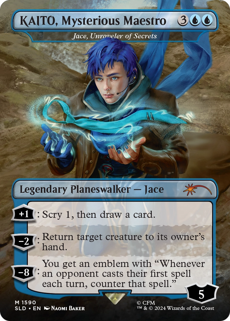 KAITO, Mysterious Maestro - Jace, Unraveler of Secrets [Secret Lair Drop Series] | Spectrum Games