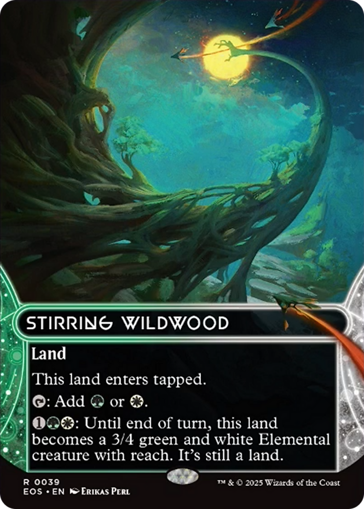 Stirring Wildwood (0039) (Borderless) [Edge of Eternities: Stellar Sights] | Spectrum Games