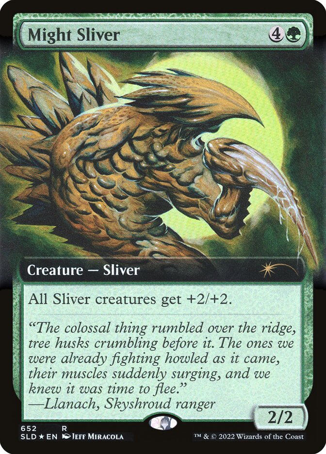 Might Sliver (Extended Art) [Secret Lair Drop Promos] | Spectrum Games