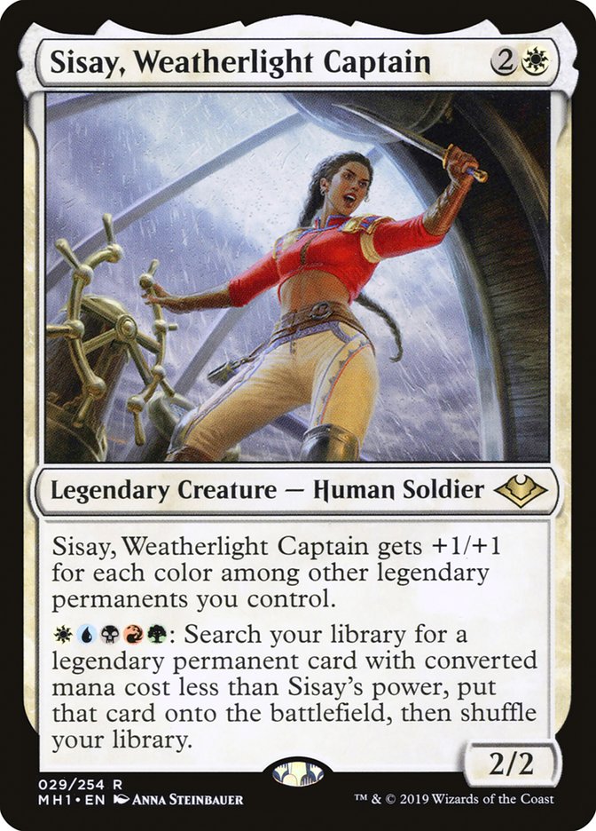 Sisay, Weatherlight Captain [Modern Horizons] | Spectrum Games