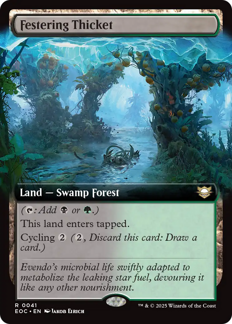 Festering Thicket (Extended Art) [Edge of Eternities Commander] | Spectrum Games