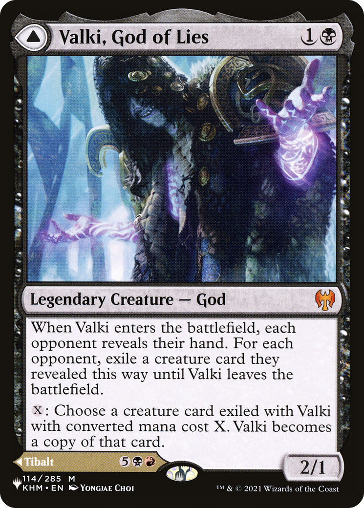 Valki, God of Lies // Tibalt, Cosmic Impostor [Secret Lair: From Cute to Brute] | Spectrum Games