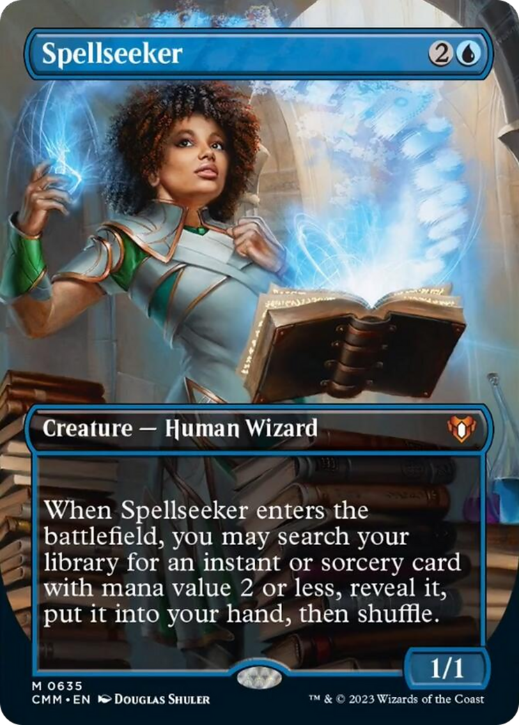 Spellseeker (Borderless Alternate Art) [Commander Masters] | Spectrum Games