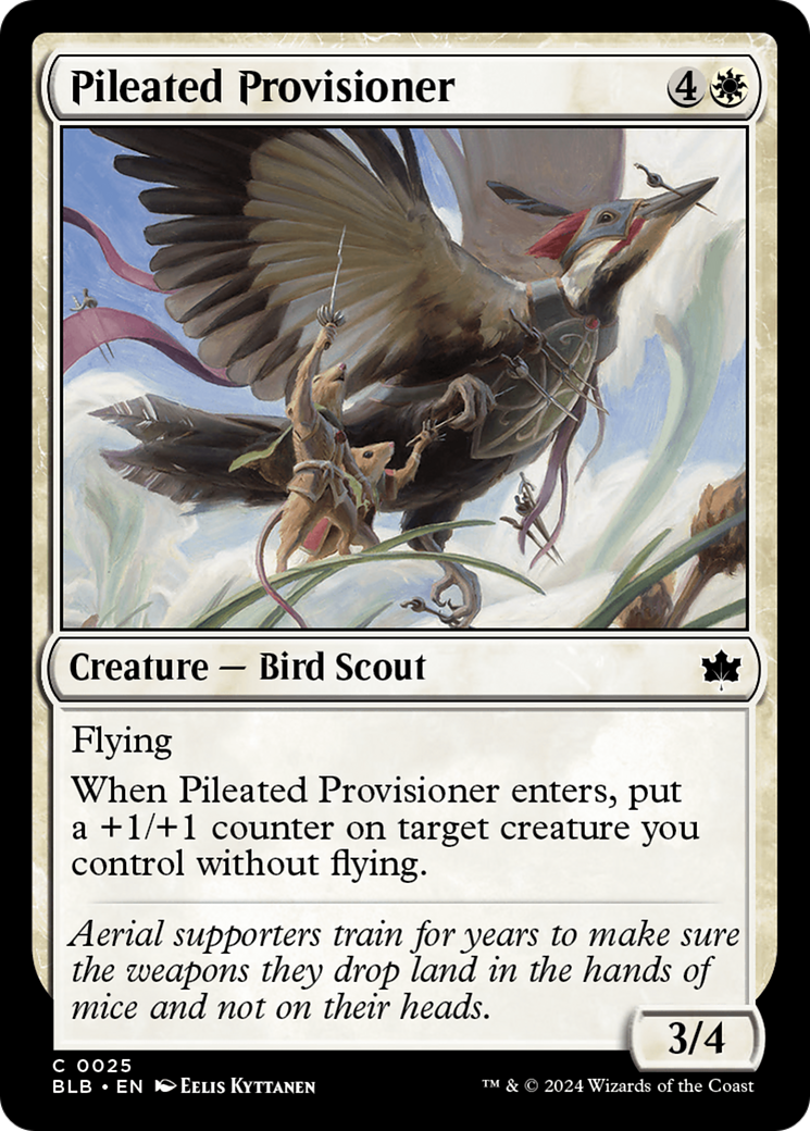 Pileated Provisioner [Bloomburrow] | Spectrum Games