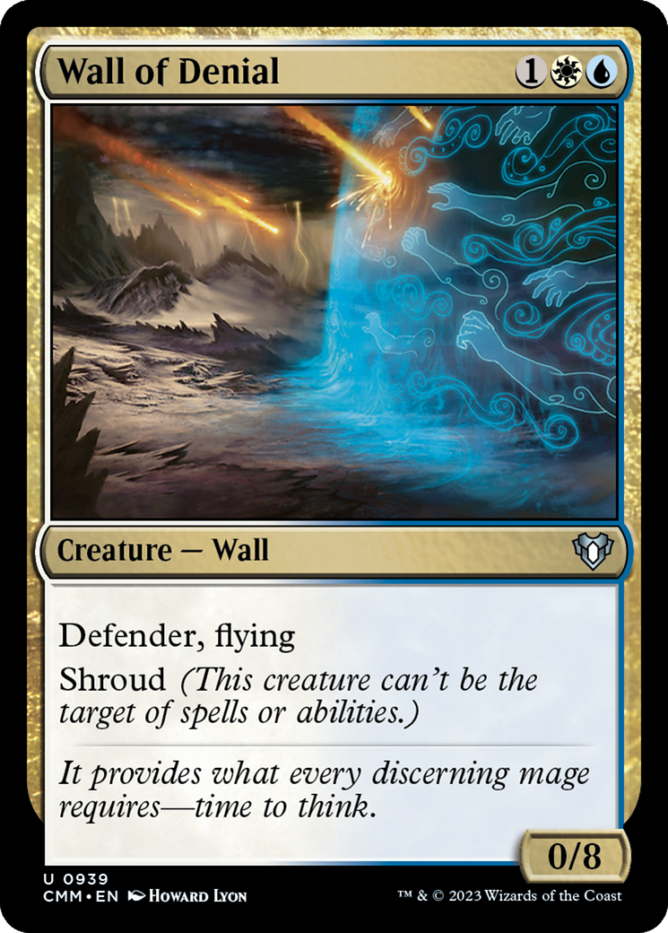 Wall of Denial [Commander Masters] | Spectrum Games