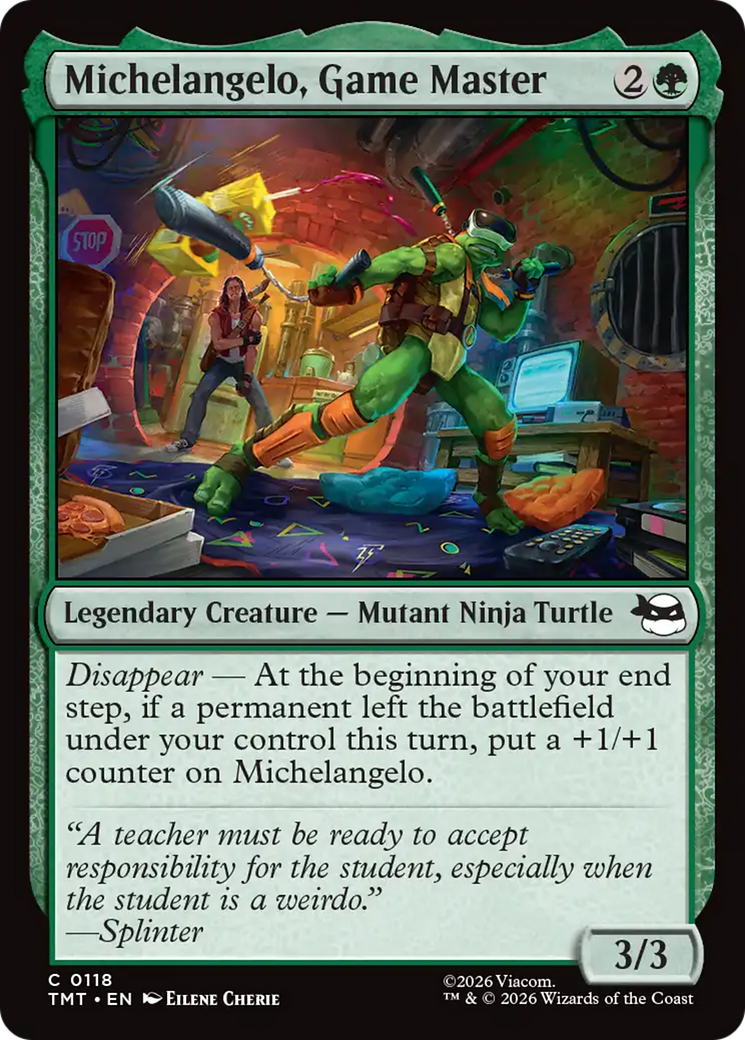 Michelangelo, Game Master [Teenage Mutant Ninja Turtles] | Spectrum Games