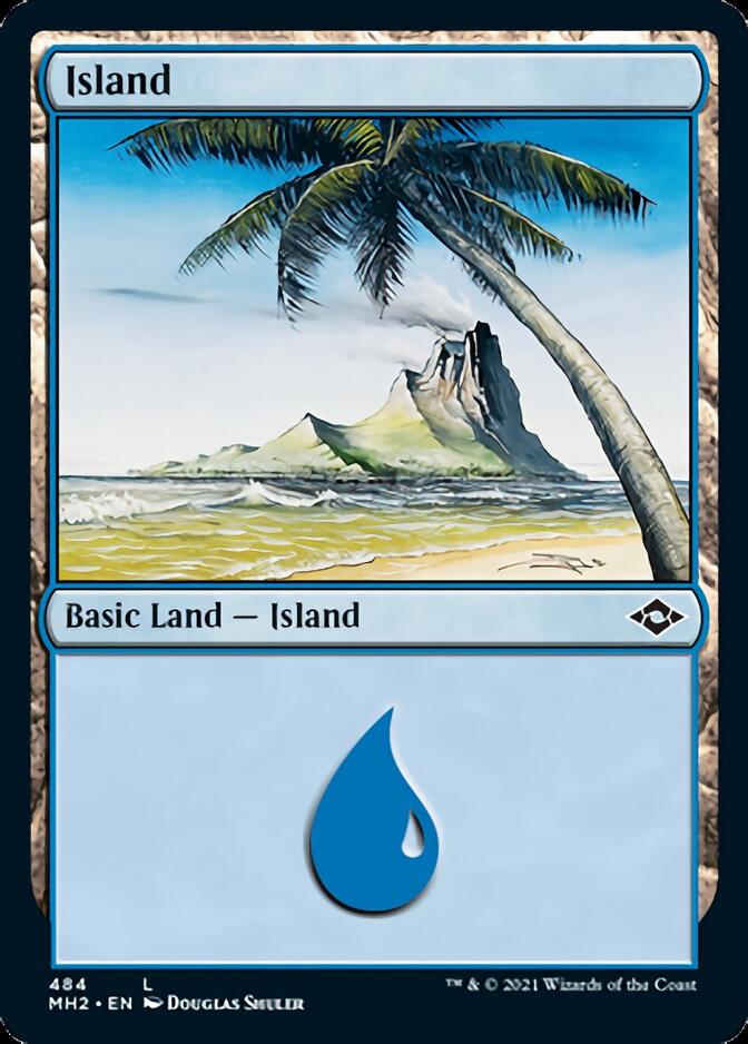 Island (484) (Foil Etched) [Modern Horizons 2] | Spectrum Games