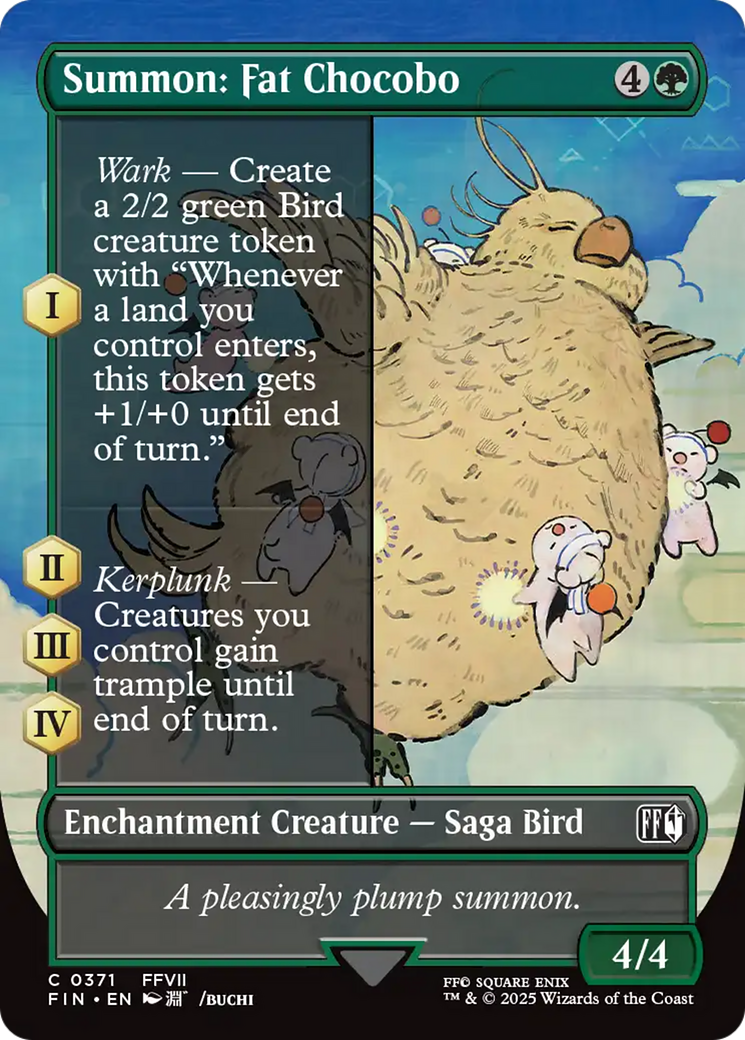 Summon: Fat Chocobo (Borderless) [FINAL FANTASY] | Spectrum Games